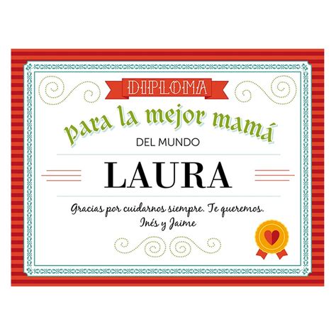 We did not find results for: Diploma para la mejor mamá personalizado
