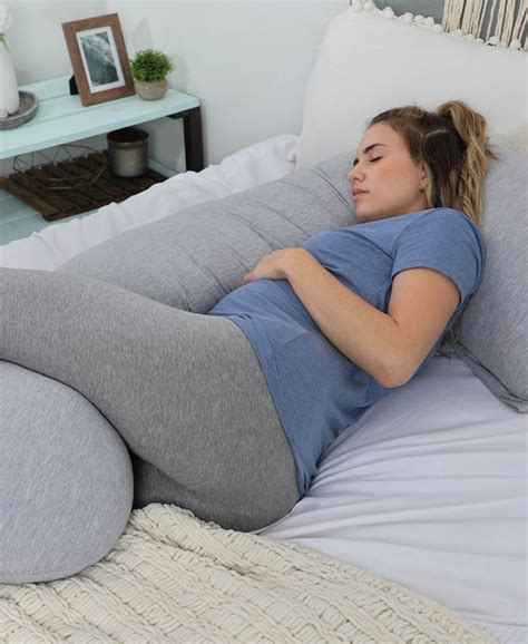Pharmedoc Pregnancy U Shaped Full Body Pillow With Jersey Cover
