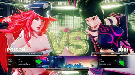 Poison Vs Juri Street Fighter V High Level Fight Video Dailymotion