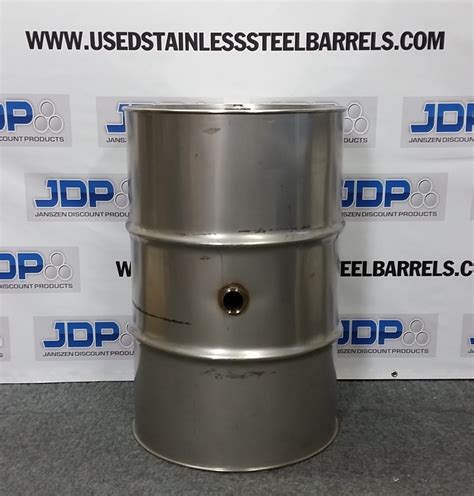 New 55 Gallon Stainless Steel Barrel Closed Top 12 Mm