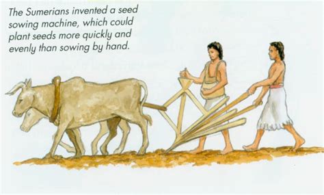 Waldorf ~ 5th Grade ~ Ancient Mesopotamia ~ Sumerian Farmers With Plow