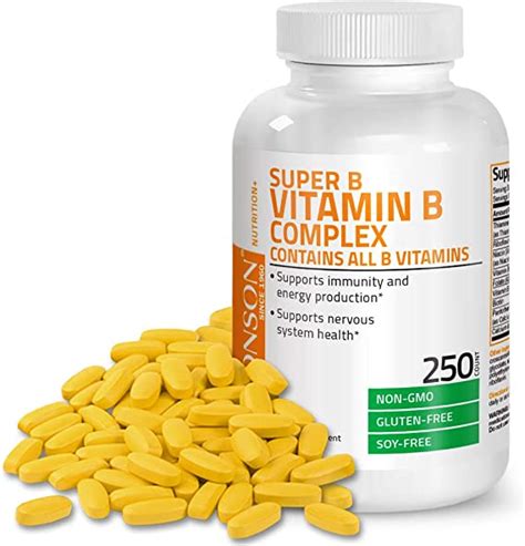 Bronson Vitamin B Complex Vitamin B1 B2 B3 B6 B9