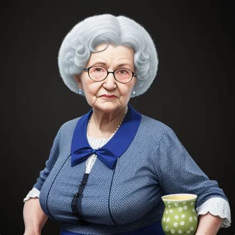 K Pics Granny With Big Photo Realistic