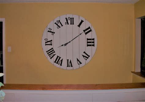 X Large 48 Inch Clock Clock Wooden Clock Wall Clock