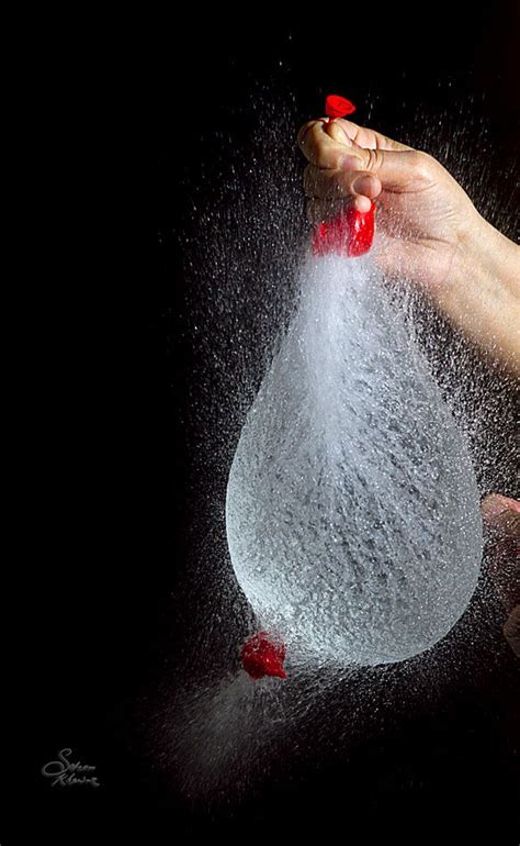 High Speed Photography Water Balloon Burst Movement Photography