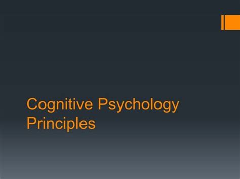 Cognitive Psychology Intropptx