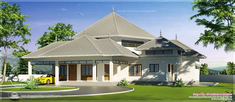 Kerala Style Modern Roof House In 2600 Sqfeet Home Kerala Plans