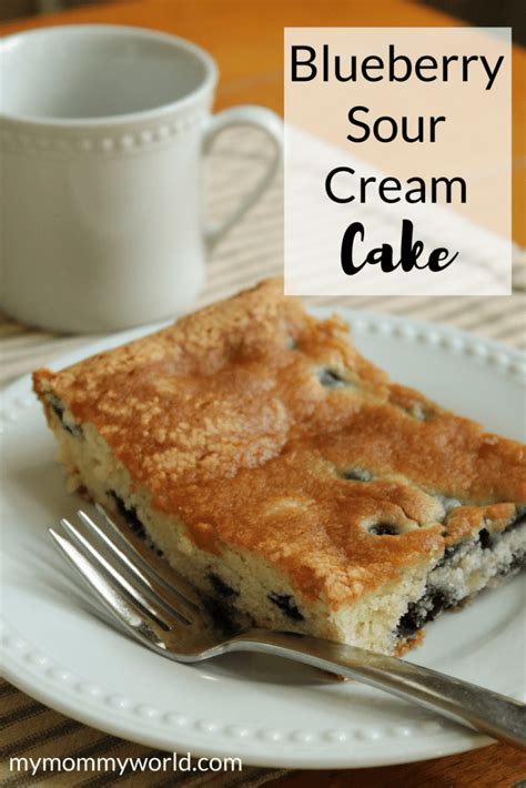Blueberry Sour Cream Cake Recipe