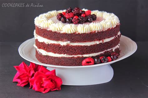 Cookcakes De Ainhoa RED VELVET NAKED CAKE