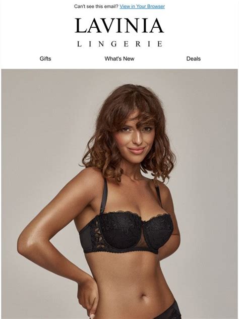 Lavinia Lingerie Inc New Bra With A Magical Effect On The Neckline Milled