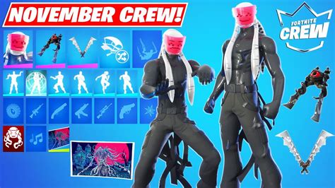 New Inkquisitor Skinnovember 2022 Crew Pack Showcase Fortnite Youtube