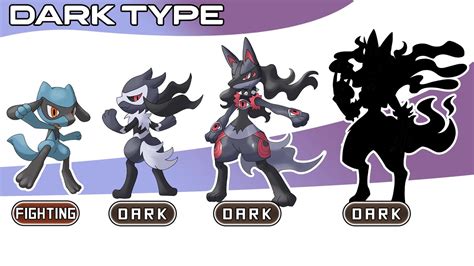 What If Lucario Evolution Were Dark Type Pokémon Type Swap Max S