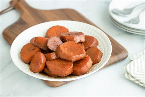 Glazed Sweet Potatoes With Brown Sugar Recipe