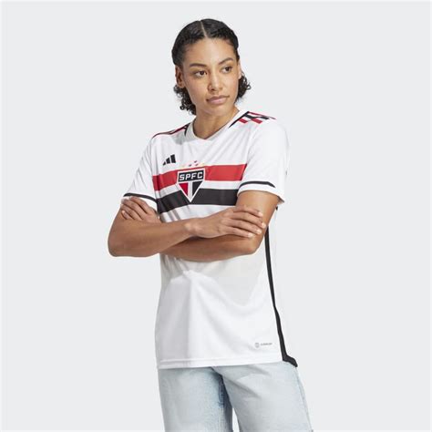 Camisa 1 São Paulo Fc 2324 Feminina Branco Adidas Adidas Brasil