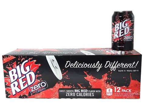 Fresh 12 Pk Big Red Zero Soda Soda Emporium Buy Soda