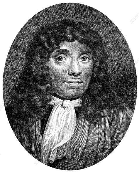 Antoni Van Leeuwenhoek Dutch Pioneer Of Microscopy 1813 Stock