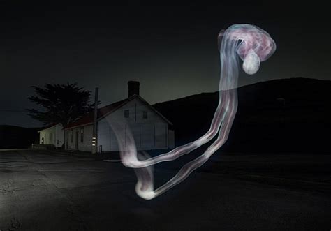 Ghosts Captured Using Light Painting