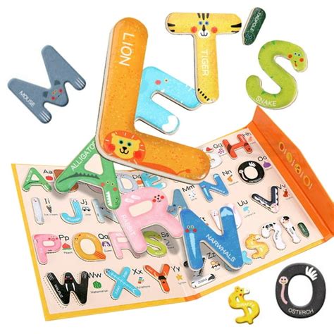 Lnkoo Magnetic Alphabet Magnets Letters And Symbols Toy Abc 123 Fridge