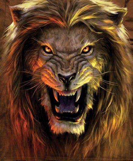 Scary Lion Images