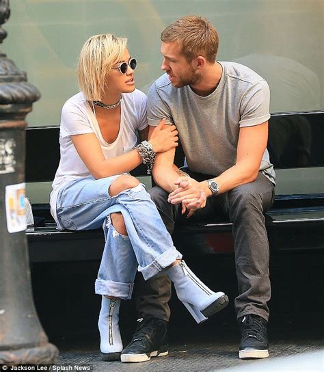 Rita Ora And Calvin Harris Spend Time Together In Nyc Lipstick Alley