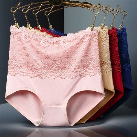 Women Modal Panty High Waist Breathable Trigonometric Panties Plus Size Female Underwear Body