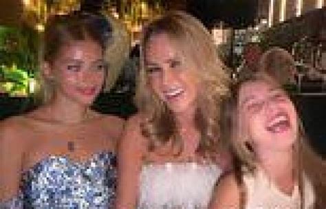 Amanda Holden Shares Sweet Snaps With Lookalike Daughters Lexi 16 And