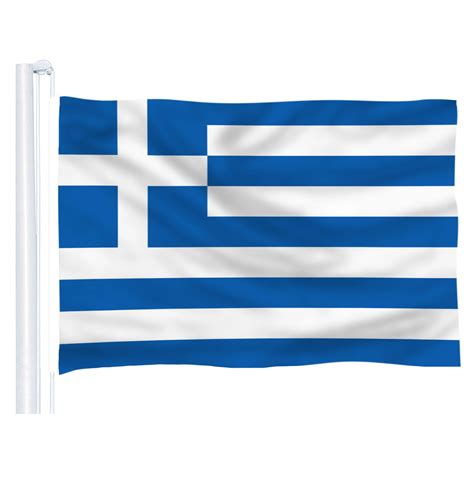 Dflive Greece Country Flag 3x5 Ft Printed Polyester Fly 90x150 Cm Greek