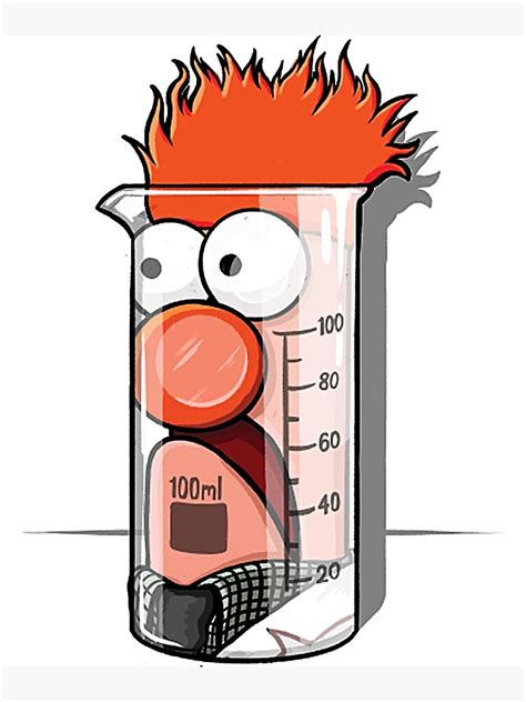 Beaker Muppets Science Poster By Silky0110 Redbubble