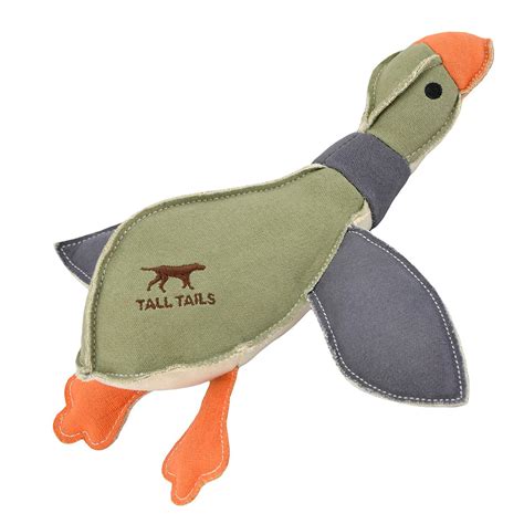 Tall Tails Canvas Duck Dog Toy With Squeaker Baxterboo