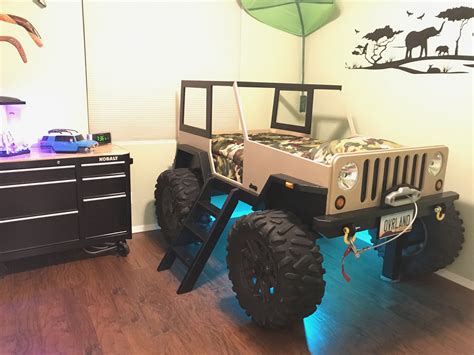 On The Joys Of Building A Jeep Shaped Kids Bed Woodworkers Source Blog