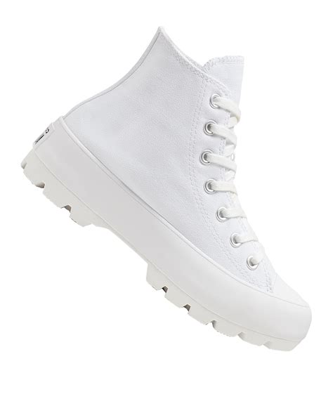 Wenn du es eher dezent magst. Converse Chuck Lugged Hi Sneaker Damen Weiss | Lifestyle ...
