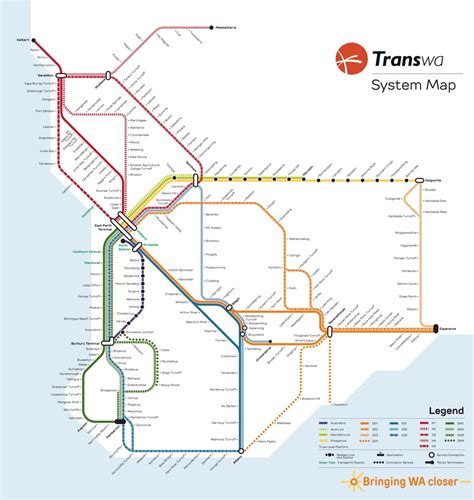 Transit Maps Official Map Transwa Transportation Network Western