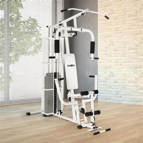 Ultimate Gym 3000 Multifunctional Fitness Station White At The Best