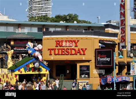 Ruby Tuesday Restaurant And Fun House Attraction On Clifton Hill