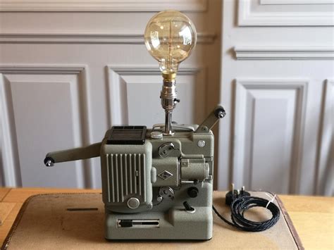 Upcycled Vintage Eumig P8 Projector Lamp Unique Etsy Uk