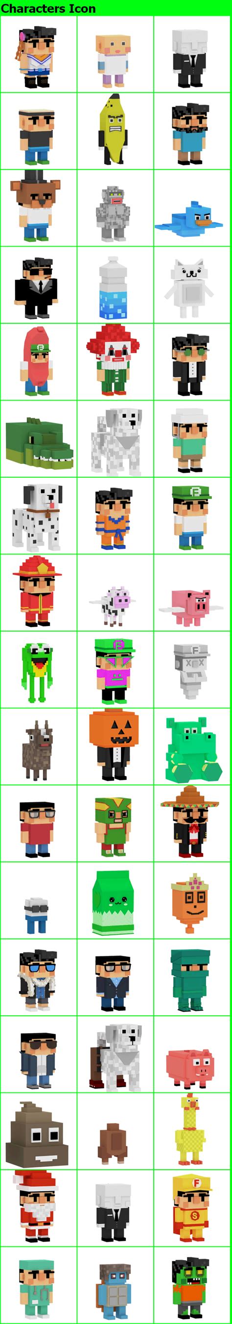 The Spriters Resource Full Sheet View Fernanfloo Party Character
