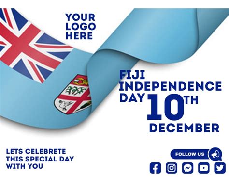 Fiji Independence Day Template Postermywall
