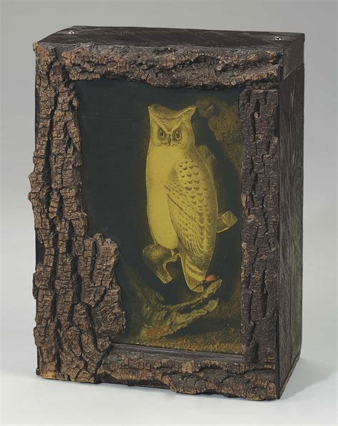Joseph Cornell 1903 1972 Untitled Owl Habitat Christies