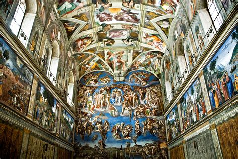 1) the ceiling is really high up, and 2) there are a lot of paintings up there. Learn 7 Facts About the Sistine Chapel