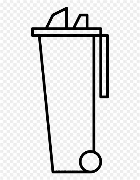 Dustbin Coloring Page