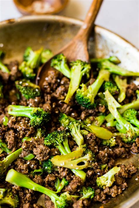 Keto ground beef and broccoli cheese. Stir Fry Ground Beef and Broccoli (Keto, Paleo, Whole30 ...