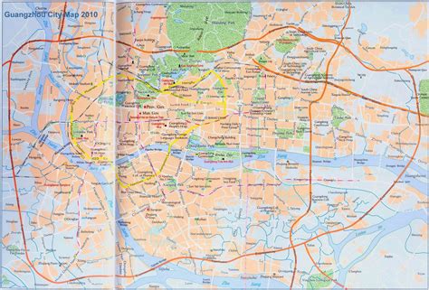 Guangzhou Maps Guangzhou City Map Guangzhou Tourist Map Easy Tour China