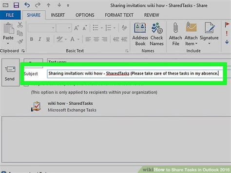 3 Ways To Share Tasks In Outlook 2016 Wikihow Tech