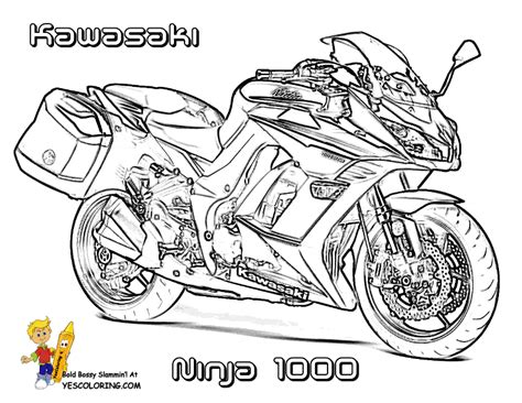 Get yer crayons for top 10 motorbike coloring pages fun. Kawasaki Dirt Bike Coloring Pages Coloring Pages