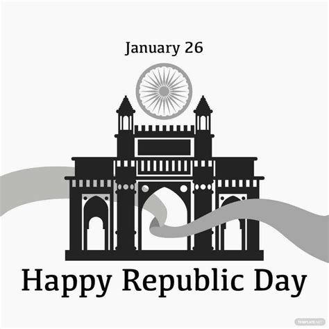 Free India Republic Day Flag Vector Eps Illustrator  Png Svg