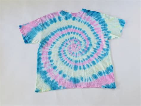 Cotton Candy Tie Dye Tee Dark Blue Turquoise Cotton Candy Etsy