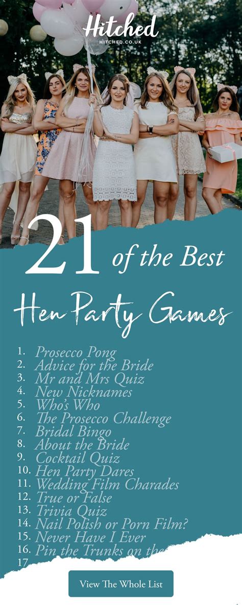Break The Ice At Your Hen Party With These Fun Hen Party Games Youll Get Everyone Chatting In