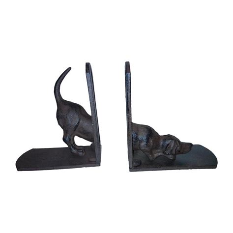 Cast Iron Dog Bookend Set By Mr Gecko Style Sourcebook