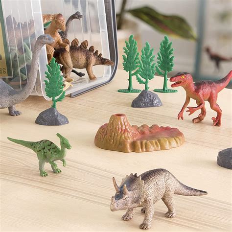 Terra By Battat Prehistoric World Assorted Miniature Dinosaur 60 Pc