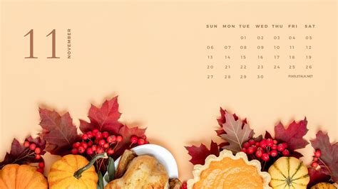 November Calendar Wallpapers Wallpaper Cave Riset